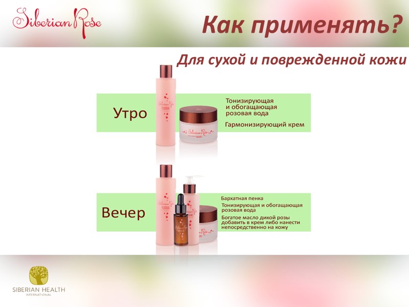 Как применять? Для сухой и поврежденной кожи